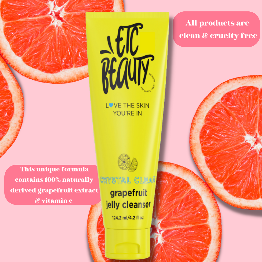 ETC Beauty® Crystal Clear Grapefrukt Jelly Cleanser